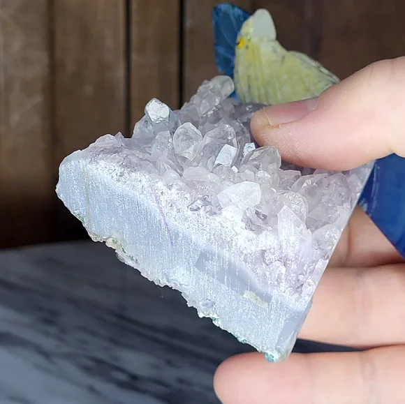 Amethyst Stone Parrot